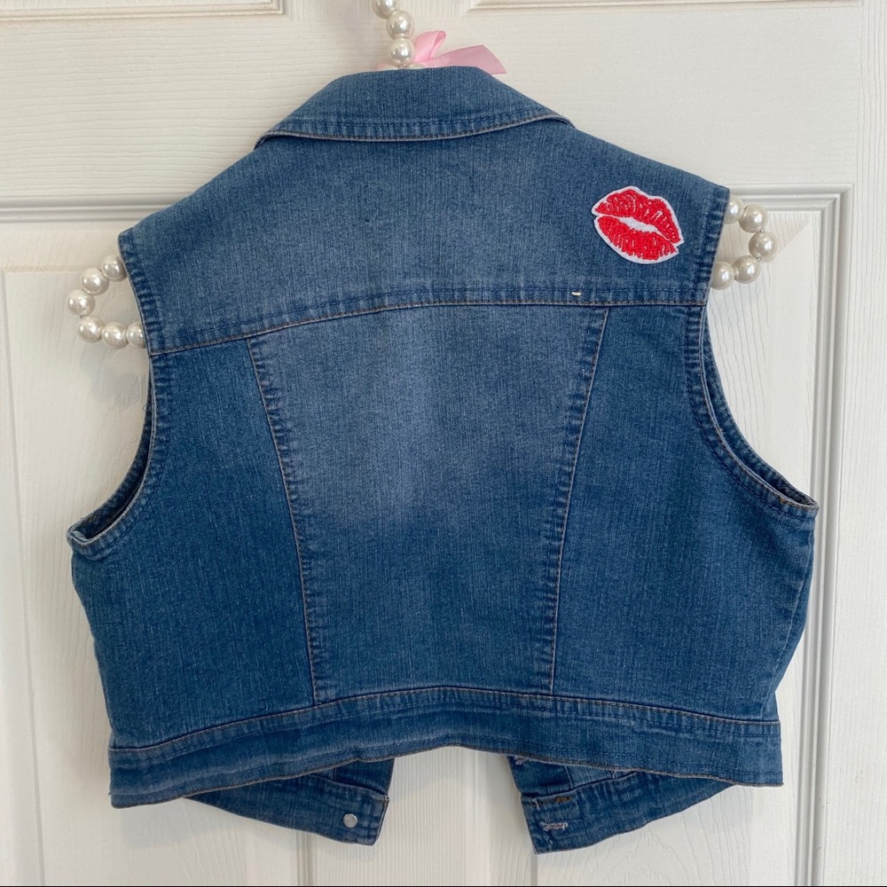 Valentines Day Jean vest - Picture 9 of 9